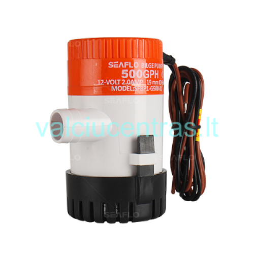 Elektrinė 12V triumo vandens pompa Saeflo 30/50/70 l/min